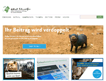 Tablet Screenshot of albert-schweitzer-stiftung.de